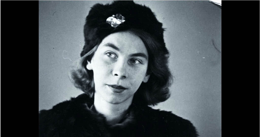 Artist and author Tove Jansson as a young adult, from the documentary film Escape From Moominville.