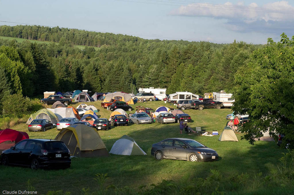 People who attend ShazamFest are welcome to camp overnight. Photo, by Claude Dufresne, from the ShazamFest web site.